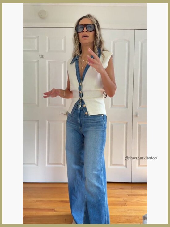 Oversized Retro Aviator Sunglasses with UV Protection Plastic Frame main image 6